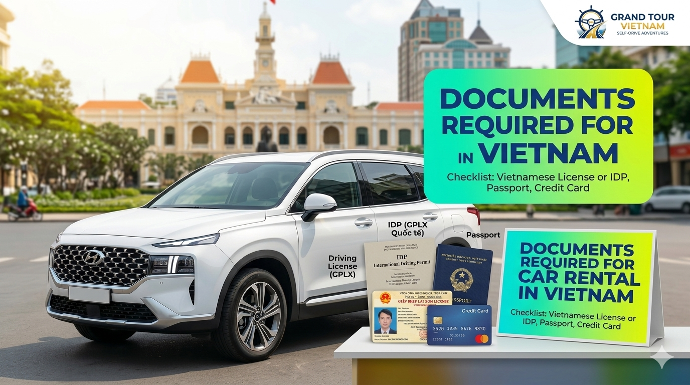 Documents Required for Car Rental in Vietnam